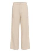 Eniolapw Pa Bottoms Trousers Wide Leg Cream Part Two