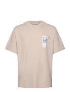 Wwhaider Gesart Designers T-shirts Short-sleeved Beige WOOD WOOD