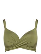 Bra Lilja Twist Swim Shiny Bikiniyläosa Bikiniliivit Green Lindex