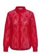 Srdion Shirt Tops Shirts Long-sleeved Red Soft Rebels