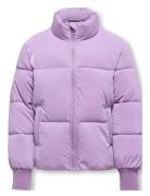 Kogelise Puffer Jacket Otw Toppatakki Purple Kids Only