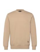 Light Terry Asker Sweat Tops Sweat-shirts & Hoodies Sweat-shirts Beige...