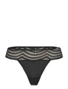 Thong Wave Lace Stringit Alusvaatteet Black BOSS