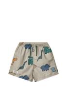 Duke Printed Board Shorts Uimashortsit Beige Liewood