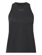 Essence Mesh Singlet W Sport T-shirts & Tops Sleeveless Black Craft