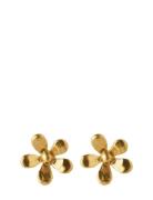 Wild Poppy Earsticks 10 Mm Accessories Jewellery Earrings Studs Gold P...