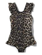 Ginask Swimsuit Uimapuku Uima-asut Brown Sofie Schnoor Baby And Kids