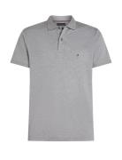 Liquid Cotton Reg Seasonal Polo Tops Polos Short-sleeved Grey Tommy Hi...