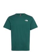 M S/S Redbox Tee Sport T-shirts Short-sleeved Green The North Face