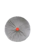 Round Cushion Eco-Velvet Home Textiles Cushions & Blankets Cushions Gr...