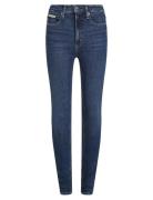 High Rise Skinny Bottoms Jeans Skinny Blue Calvin Klein Jeans