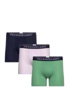 Stretch Cotton Boxer Brief 3-Pack Bokserit Navy Polo Ralph Lauren