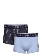 Bci Cotton/Elastane-2Pk-Trn Bokserit Navy Polo Ralph Lauren