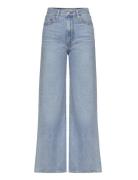 Ribcage Wide Leg H223 Light Indigo - Worn In Bottoms Jeans Wide Blue L...