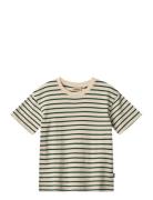 T-Shirt S/S Fabian Tops T-shirts Short-sleeved Green Wheat