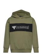 Hmlatlas Hoodie Sport Sweat-shirts & Hoodies Hoodies Khaki Green Humme...