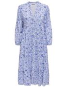 Onlmilana 7/8 Dress Wvn Noos Polvipituinen Mekko Blue ONLY