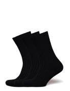 Cotton Rib Socks 3-Pack Lingerie Socks Regular Socks Black Weekday