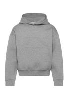 Scuba Hoodie Tops Sweat-shirts & Hoodies Hoodies Grey Weekday