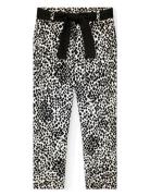 Knit Trousers Printed Bottoms Trousers Black Boboli