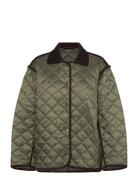 Quilted Liner Jacket Tikkitakki Green Weekday