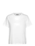 Standard T-Shirt Tops T-shirts & Tops Short-sleeved White Weekday