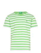 T-Shirt Tops T-shirts Short-sleeved Green United Colors Of Benetton