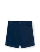 Satin Bermuda Shorts Bottoms Shorts Navy Boboli