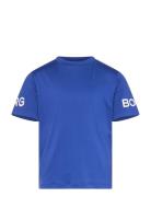 Borg T-Shirt Sport T-shirts Short-sleeved Blue Björn Borg