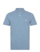 Anf Mens Knits Tops Polos Short-sleeved Blue Abercrombie & Fitch