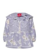 Sansacras Shirt Tops Blouses Long-sleeved Blue Cras