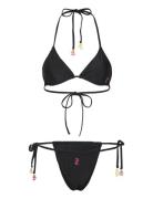 Taihiti Triangle Bikini Bikinit Black Juicy Couture