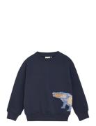 Sweatshirt Ls Tops Sweat-shirts & Hoodies Sweat-shirts Navy Minymo