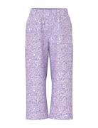 Nkfvinaya 7/8 Wide Pant Bottoms Trousers Purple Name It