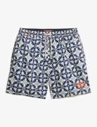 Tile Print 16 Swim Short Uimashortsit Navy Superdry