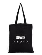 Edwin Tote Bag - Black Shopper Laukku Black Edwin