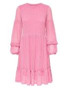 Onlnaja L/S Baloon Dress Cs Jrs Polvipituinen Mekko Pink ONLY