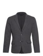 Cotton Linen Blazer Tops Overshirts Grey Lindbergh