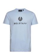 Belstaff Signature T-Shirt Designers T-shirts Short-sleeved Blue Belst...