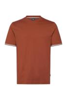 Thompson 04 Tops T-shirts Short-sleeved Burgundy BOSS