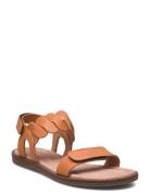 Bisgaard Cille Shoes Summer Shoes Sandals Brown Bisgaard