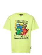 Lwtaffy 303 - T-Shirt S/S Tops T-shirts Short-sleeved Green LEGO Kidsw...