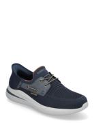 Mens Delson 3.0 Roth Matalavartiset Sneakerit Tennarit Navy Skechers