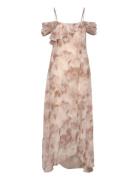 Primula Dress Polvipituinen Mekko Beige Twist & Tango