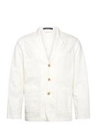 Linen Blend Casual Blazer Suits & Blazers White Lindbergh