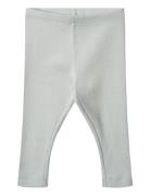 Rib Leggings Maddy Bottoms Leggings Blue Wheat