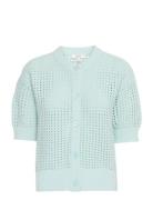 Bymagio Ss Cardigan - Tops Knitwear Cardigans Blue B.young