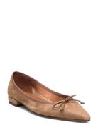 264-Damo Velours Ballerinat Beige Jonak Paris