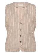 Fqlavega-Waistcoat Blazers Single Breasted Blazers Beige FREE/QUENT