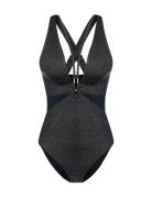 Kyra Shaping Swimsuit Uimapuku Uima-asut Black Dorina
